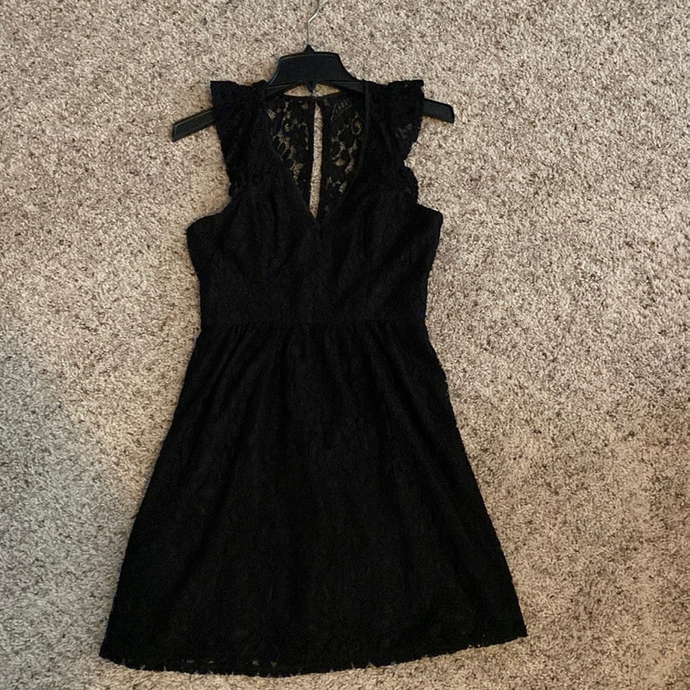 NWT BCBG Generation Black Lace Dress.